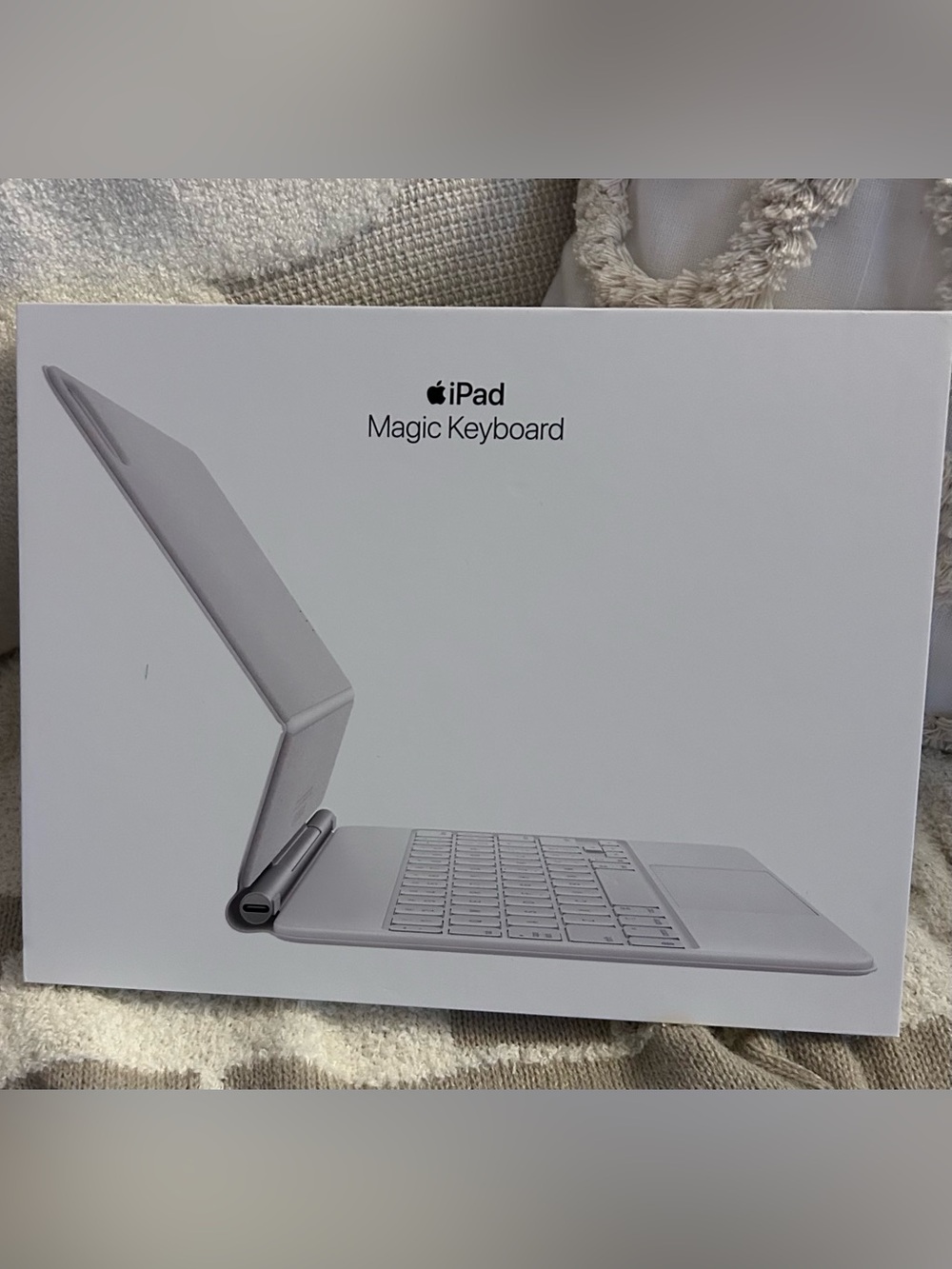 Apple iPad Magic Keyboard - White/Silver Accents